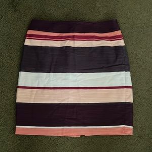 Loft striped skirt.